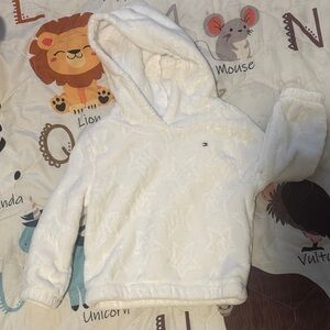 Tommy Hilfiger Kids Star Pattern White Hoodie